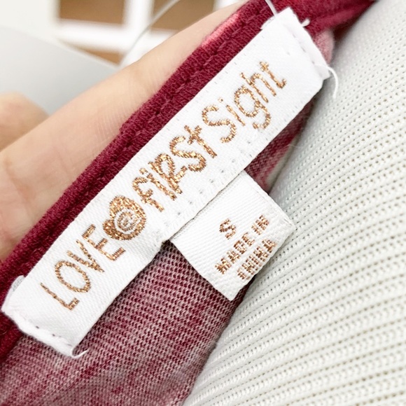 Maxi Dress Red Floral Print Short Sleeve - Picture 5 of 8